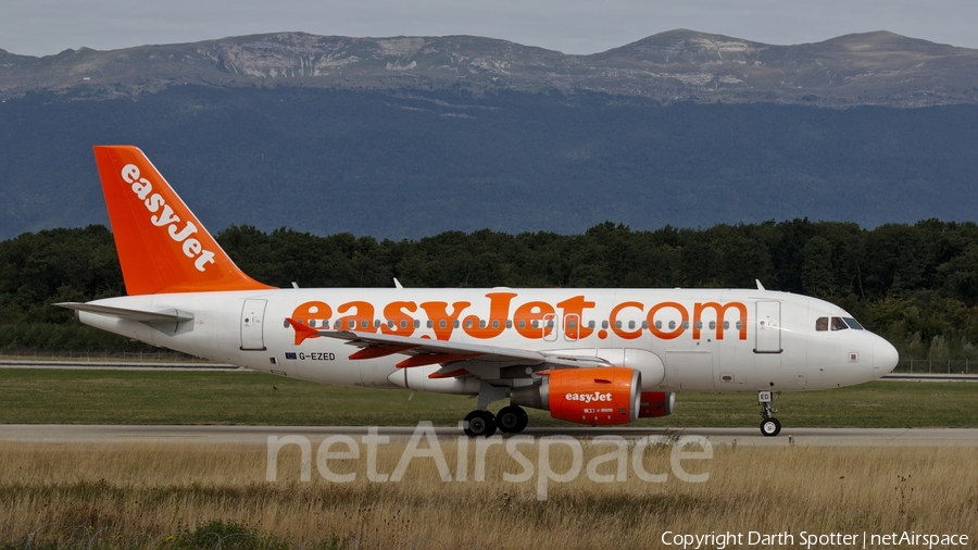 easyJet Airbus A319-111 (G-EZED) | Photo 231535