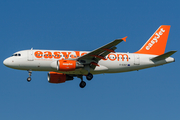 easyJet Airbus A319-111 (G-EZEF) at  Amsterdam - Schiphol, Netherlands