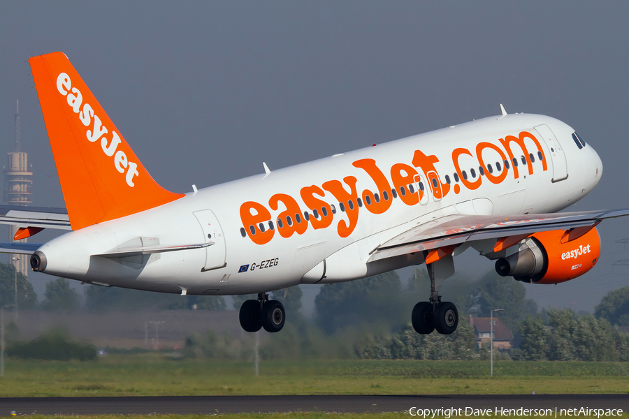 easyJet Airbus A319-111 (G-EZEG) | Photo 11502