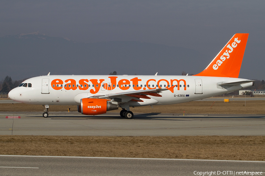easyJet Airbus A319-111 (G-EZEG) | Photo 376356