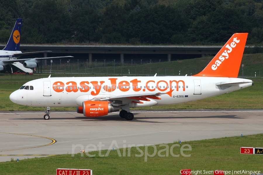 easyJet Airbus A319-111 (G-EZEG) | Photo 53406