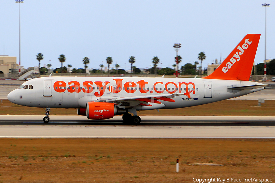 easyJet Airbus A319-111 (G-EZEH) | Photo 185227