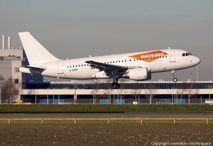 easyJet Airbus A319-111 (G-EZEN) | Photo 429151