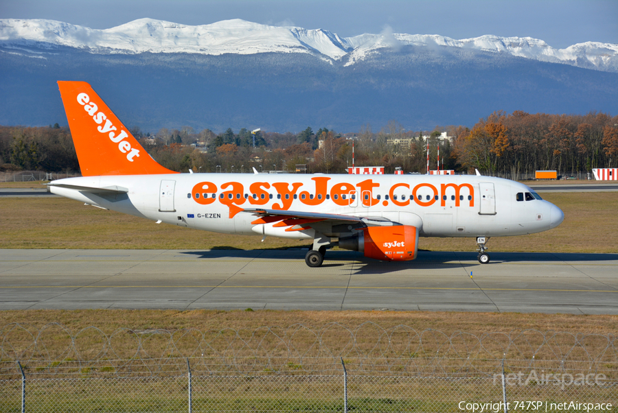 easyJet Airbus A319-111 (G-EZEN) | Photo 201708