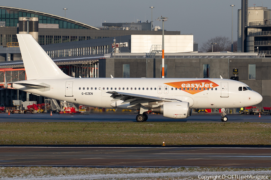 easyJet Airbus A319-111 (G-EZEN) | Photo 289556