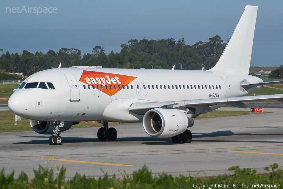 easyJet Airbus A319-111 (G-EZEN) | Photo 311293