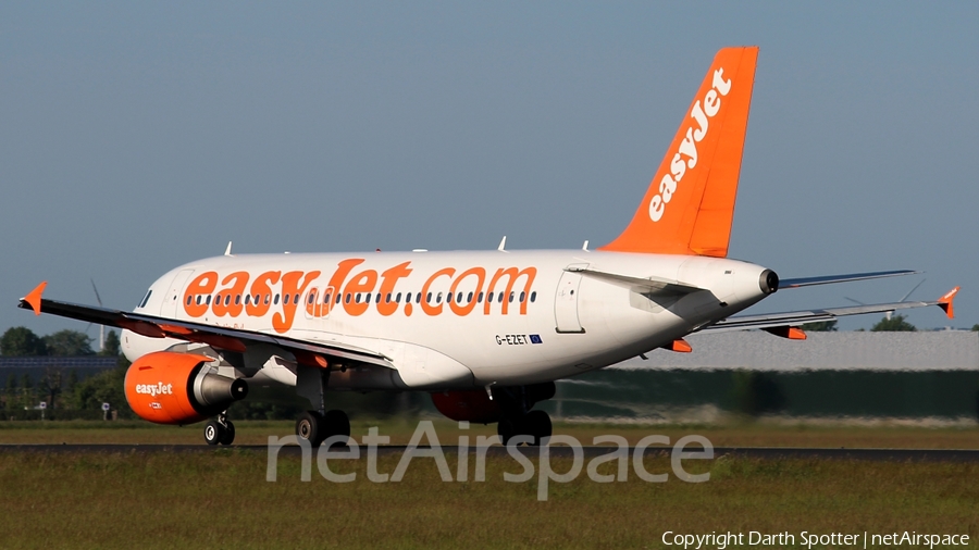 easyJet Airbus A319-111 (G-EZET) | Photo 210795
