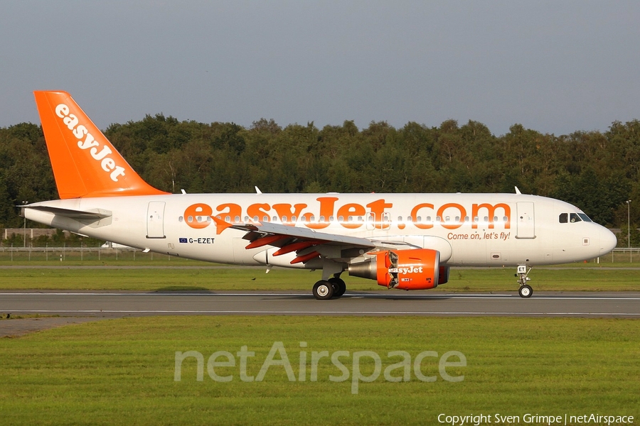 easyJet Airbus A319-111 (G-EZET) | Photo 19353
