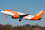 easyJet Airbus A319-111 (G-EZEV) at  Hamburg - Fuhlsbuettel (Helmut Schmidt), Germany