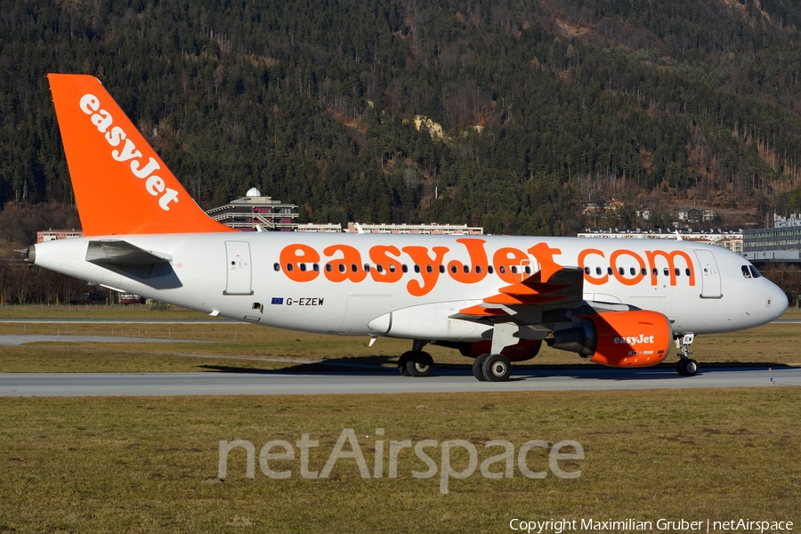 easyJet Airbus A319-111 (G-EZEW) | Photo 167386
