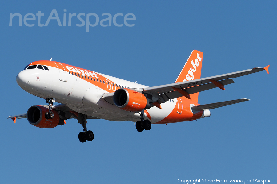 easyJet Airbus A319-111 (G-EZEY) | Photo 281521