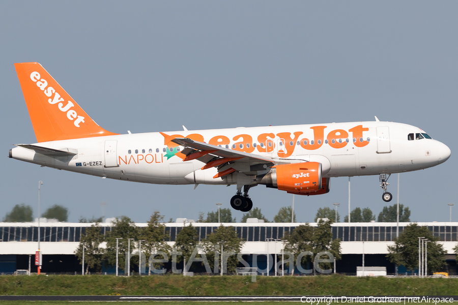 easyJet Airbus A319-111 (G-EZEZ) | Photo 255599