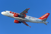 easyJet Airbus A319-111 (G-EZEZ) at  Barcelona - El Prat, Spain