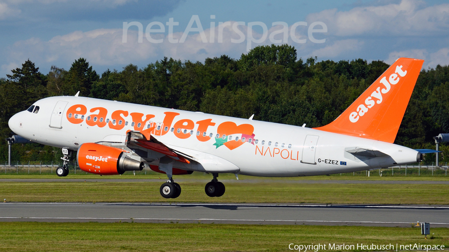 easyJet Airbus A319-111 (G-EZEZ) | Photo 119442