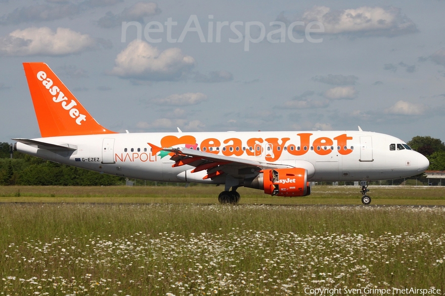 easyJet Airbus A319-111 (G-EZEZ) | Photo 168984