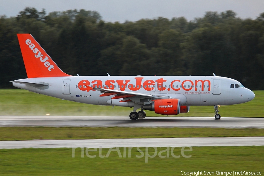 easyJet Airbus A319-111 (G-EZEZ) | Photo 19459