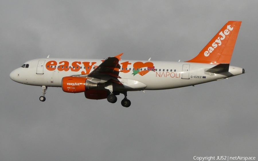 easyJet Airbus A319-111 (G-EZEZ) | Photo 66265