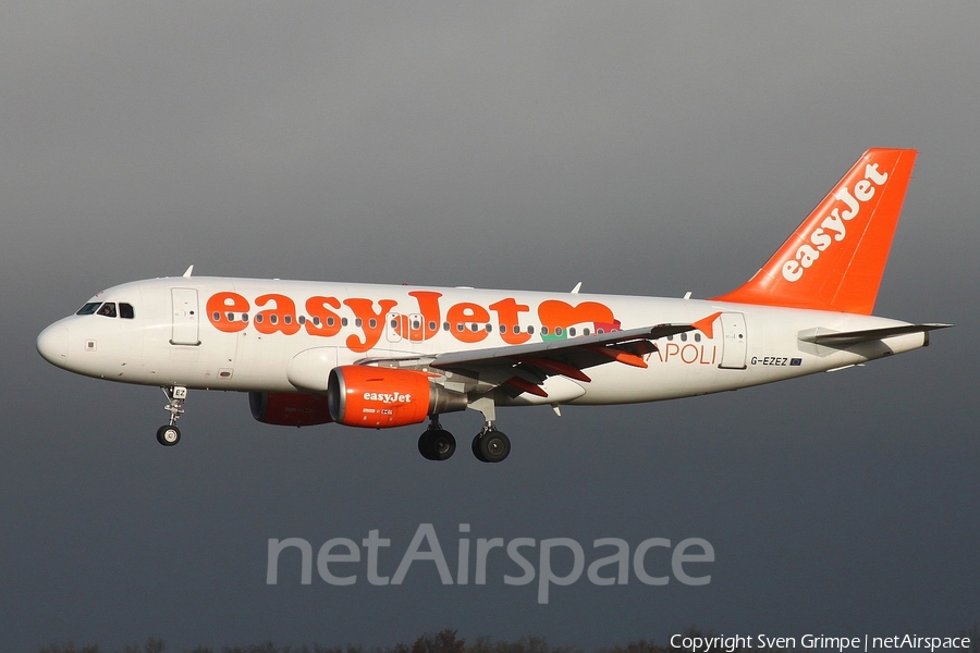 easyJet Airbus A319-111 (G-EZEZ) | Photo 66391