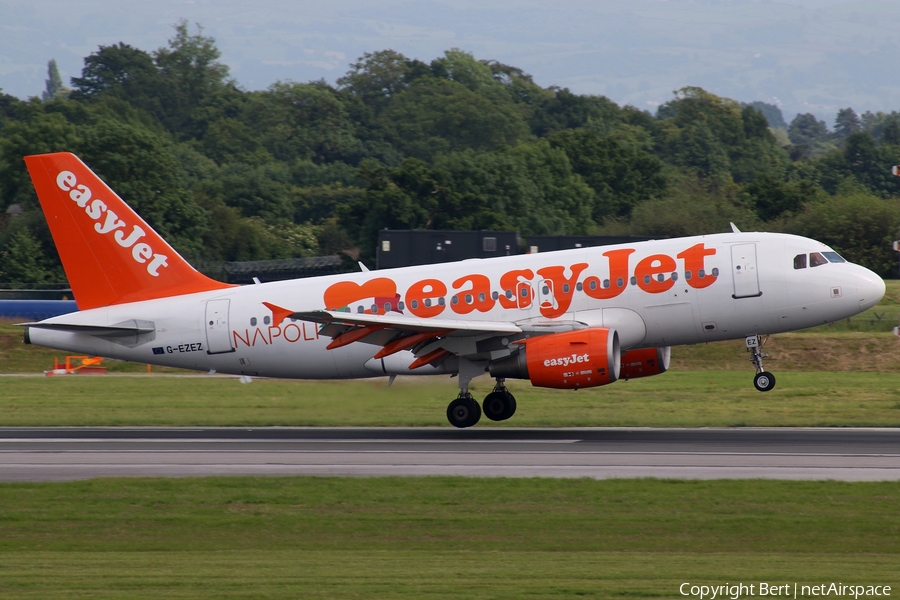 easyJet Airbus A319-111 (G-EZEZ) | Photo 54839