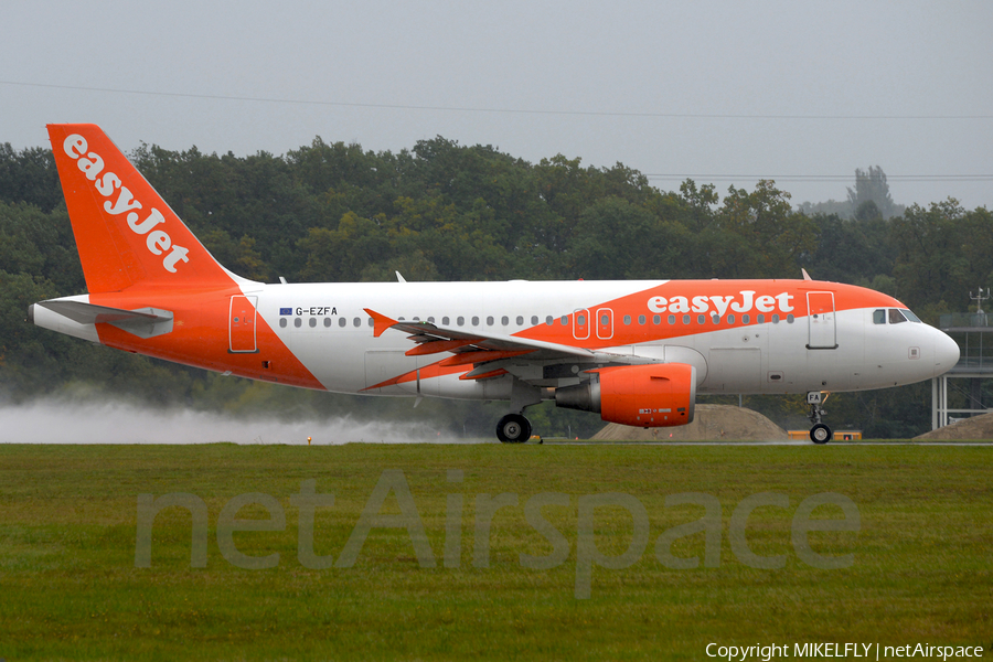 easyJet Airbus A319-111 (G-EZFA) | Photo 263459