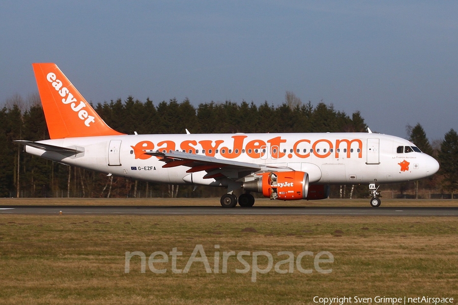 easyJet Airbus A319-111 (G-EZFA) | Photo 42553