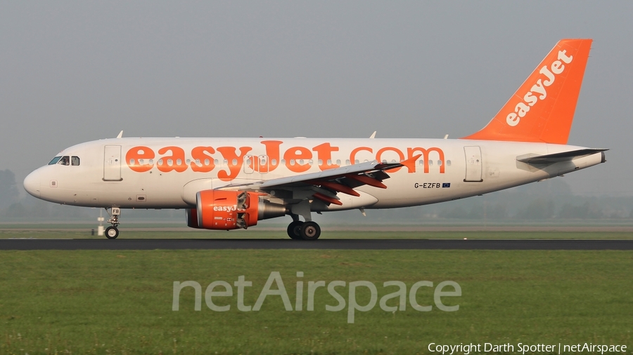 easyJet Airbus A319-111 (G-EZFB) | Photo 216320