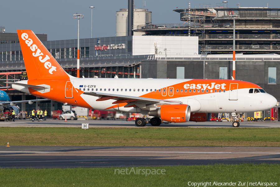 easyJet Airbus A319-111 (G-EZFB) | Photo 193810