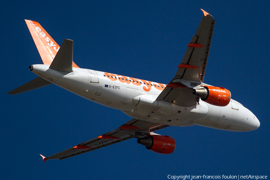 easyJet Airbus A319-111 (G-EZFC) | Photo 110978