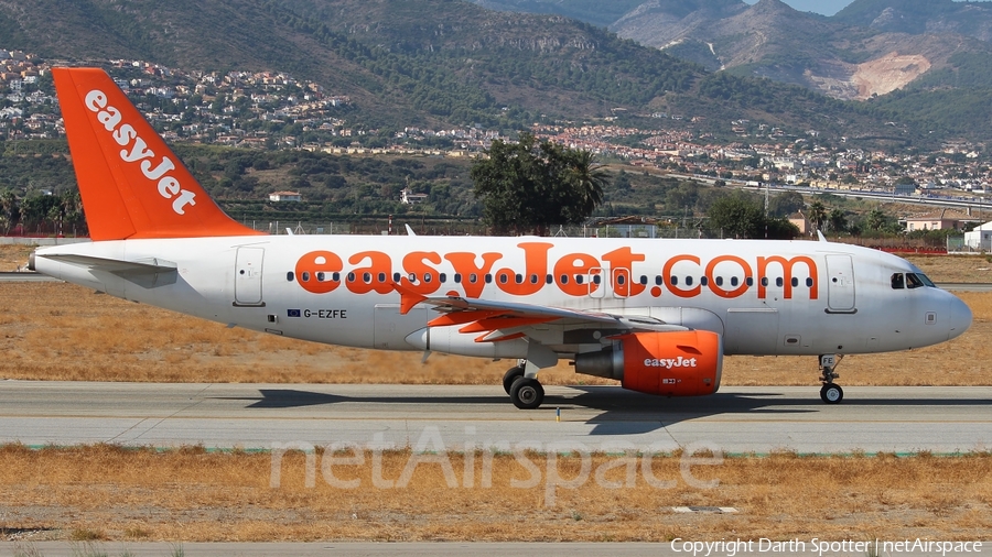 easyJet Airbus A319-111 (G-EZFE) | Photo 212599