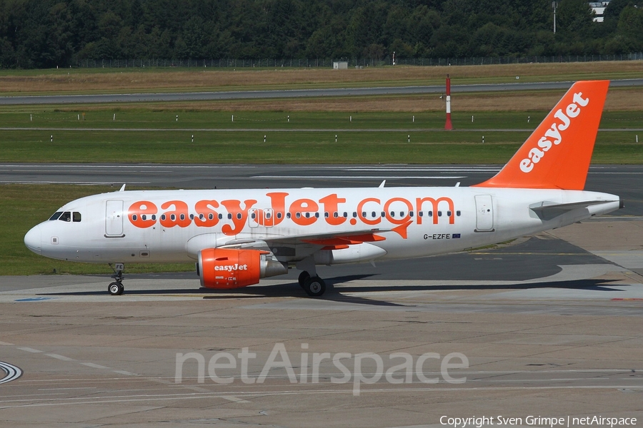 easyJet Airbus A319-111 (G-EZFE) | Photo 51245
