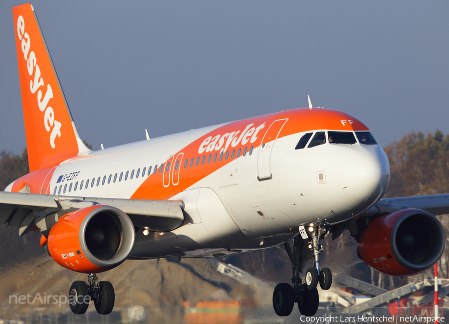 easyJet Airbus A319-111 (G-EZFF) | Photo 130764