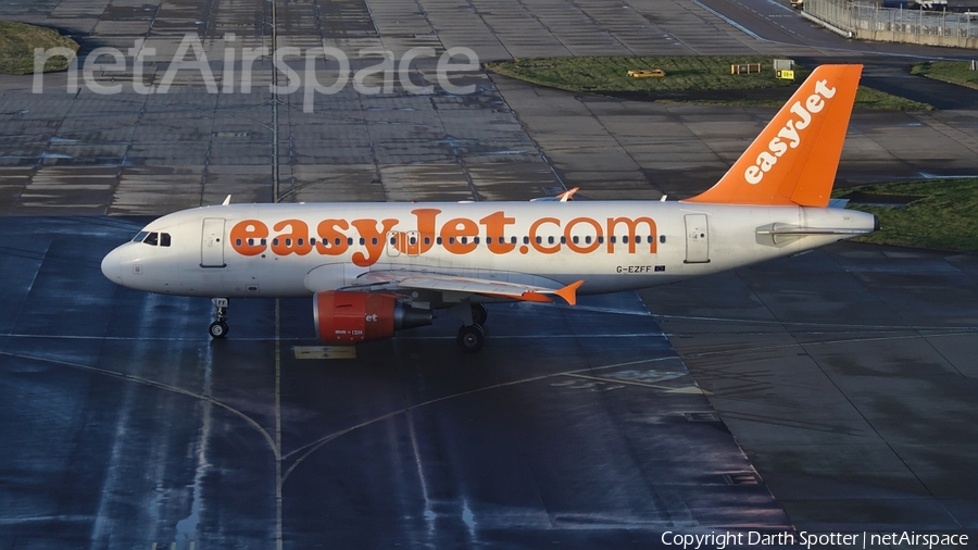 easyJet Airbus A319-111 (G-EZFF) | Photo 173305