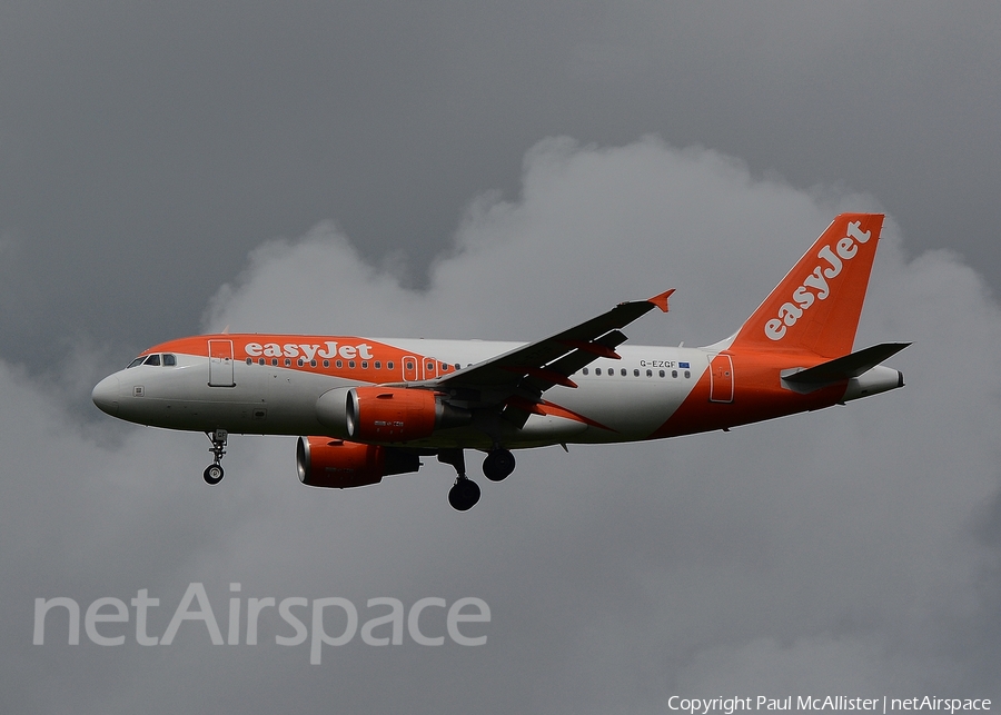 easyJet Airbus A319-111 (G-EZFG) | Photo 169385