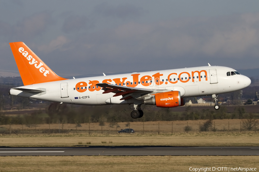 easyJet Airbus A319-111 (G-EZFG) | Photo 403437