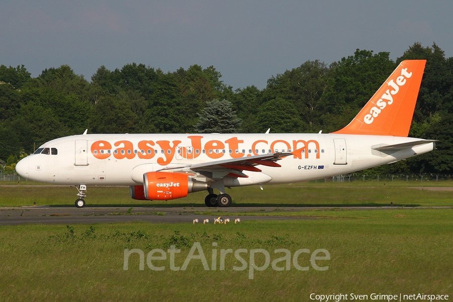 easyJet Airbus A319-111 (G-EZFH) | Photo 110597