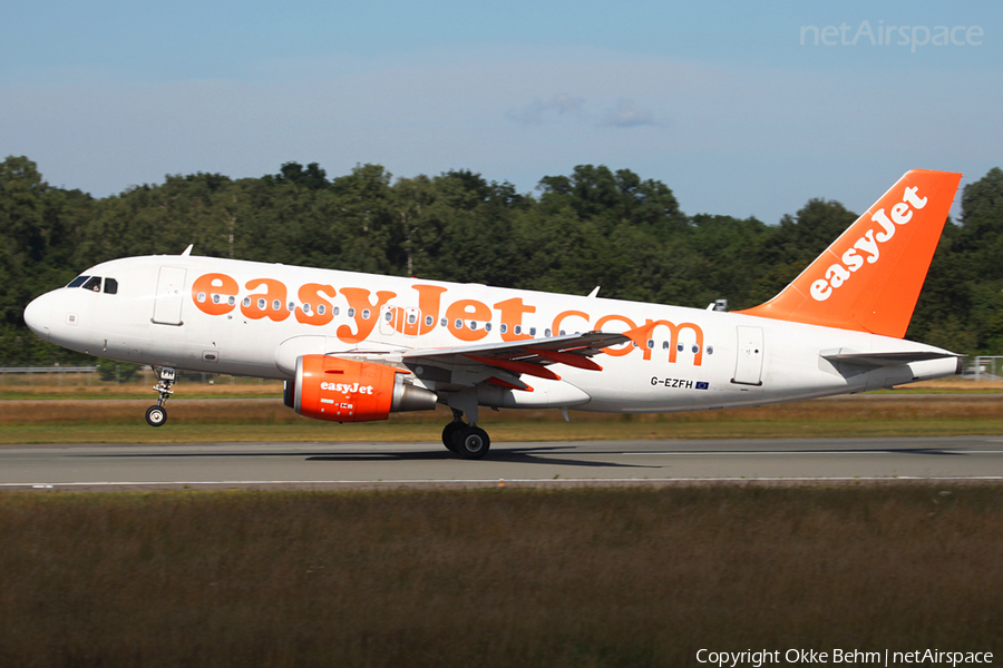 easyJet Airbus A319-111 (G-EZFH) | Photo 52301