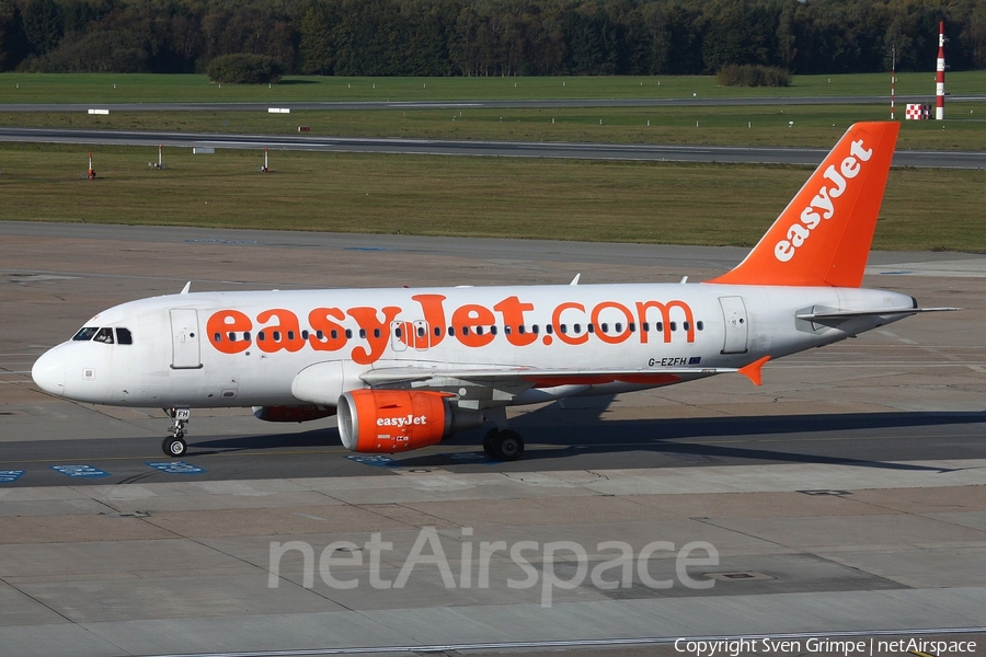 easyJet Airbus A319-111 (G-EZFH) | Photo 59158