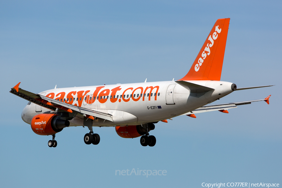 easyJet Airbus A319-111 (G-EZFI) | Photo 50741