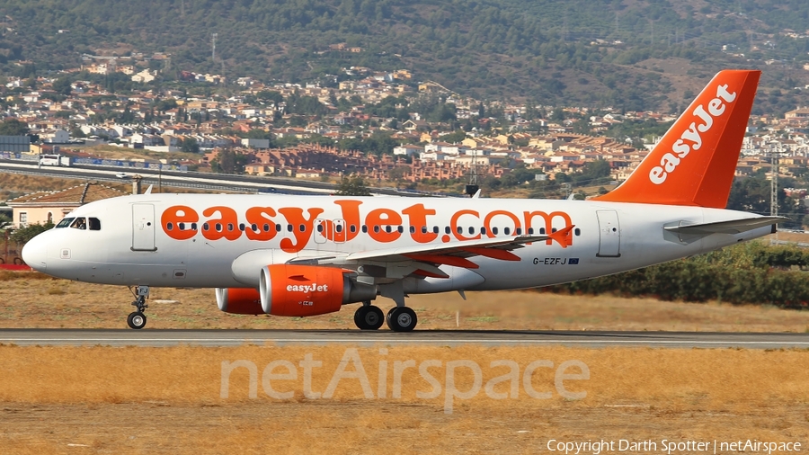 easyJet Airbus A319-111 (G-EZFJ) | Photo 212604