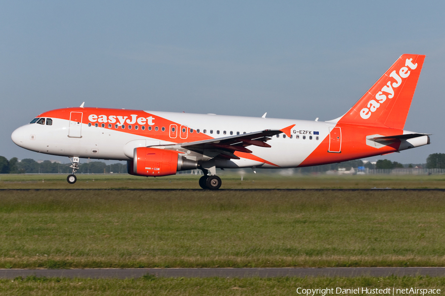 easyJet Airbus A319-111 (G-EZFK) | Photo 491831