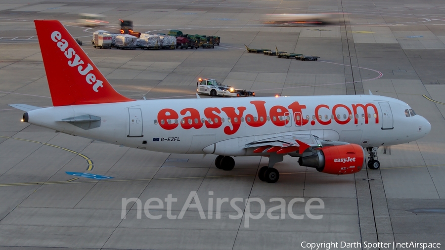 easyJet Airbus A319-111 (G-EZFL) | Photo 213272