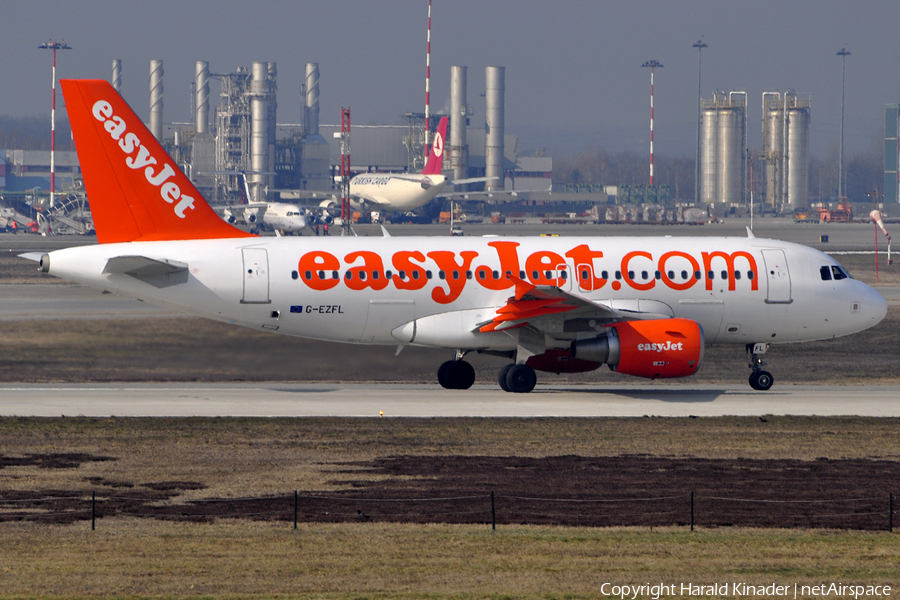 easyJet Airbus A319-111 (G-EZFL) | Photo 308921