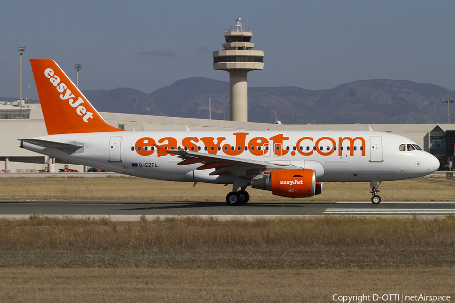 easyJet Airbus A319-111 (G-EZFL) | Photo 366447