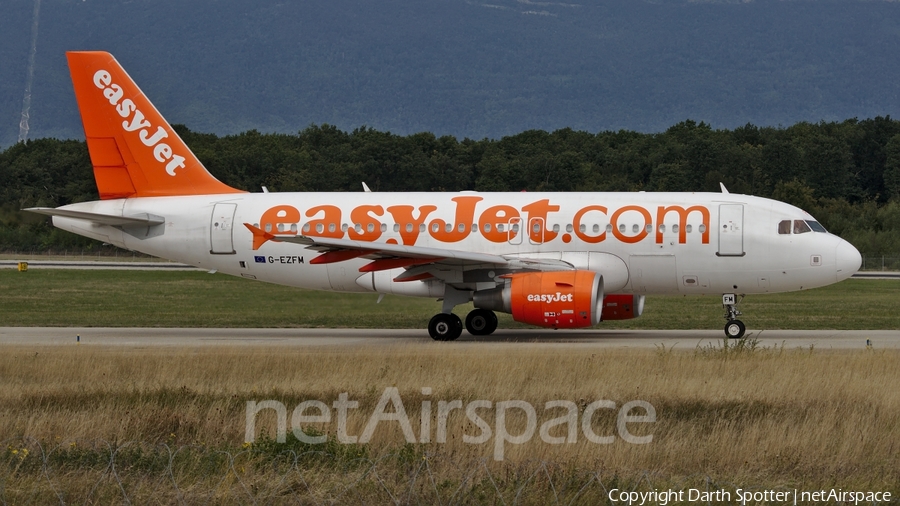 easyJet Airbus A319-111 (G-EZFM) | Photo 231536