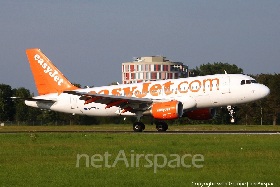 easyJet Airbus A319-111 (G-EZFM) | Photo 84712