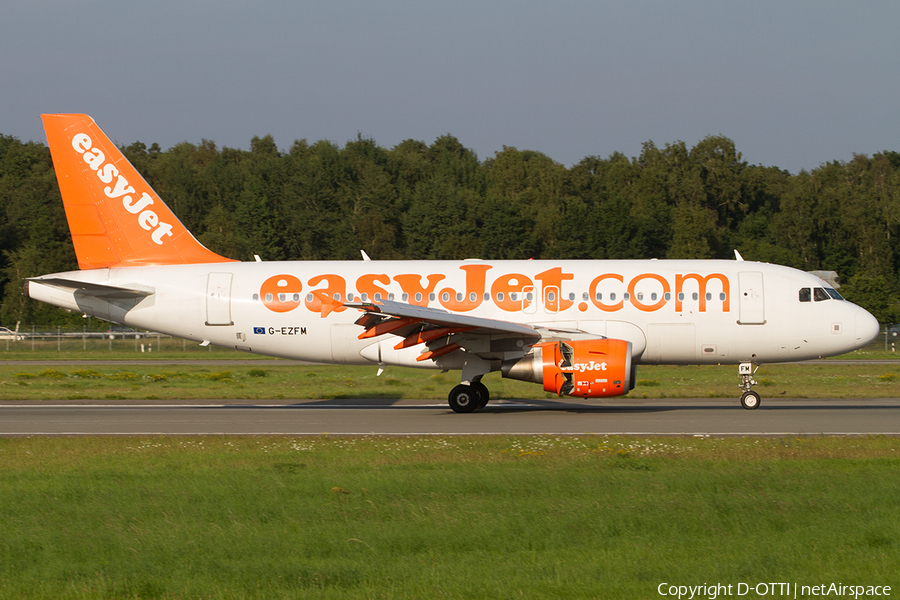 easyJet Airbus A319-111 (G-EZFM) | Photo 512365
