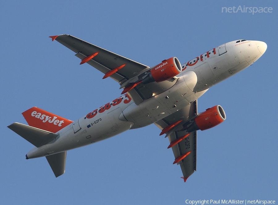 easyJet Airbus A319-111 (G-EZFO) | Photo 32661