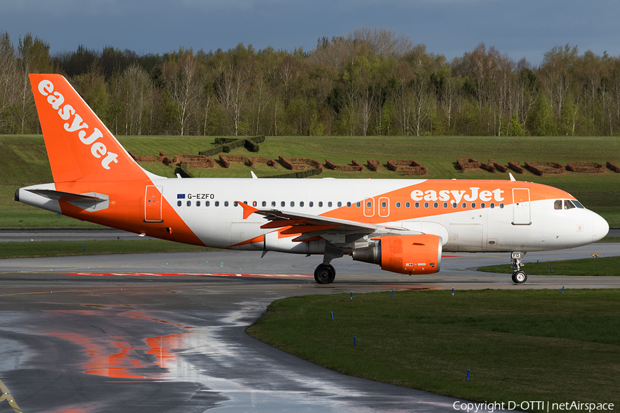 easyJet Airbus A319-111 (G-EZFO) | Photo 155184
