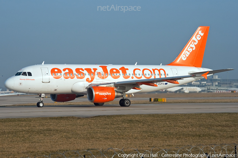 easyJet Airbus A319-111 (G-EZFO) | Photo 21759