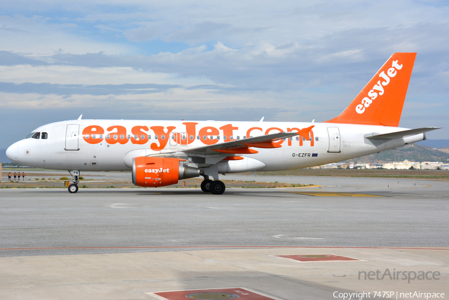 easyJet Airbus A319-111 (G-EZFR) | Photo 89005